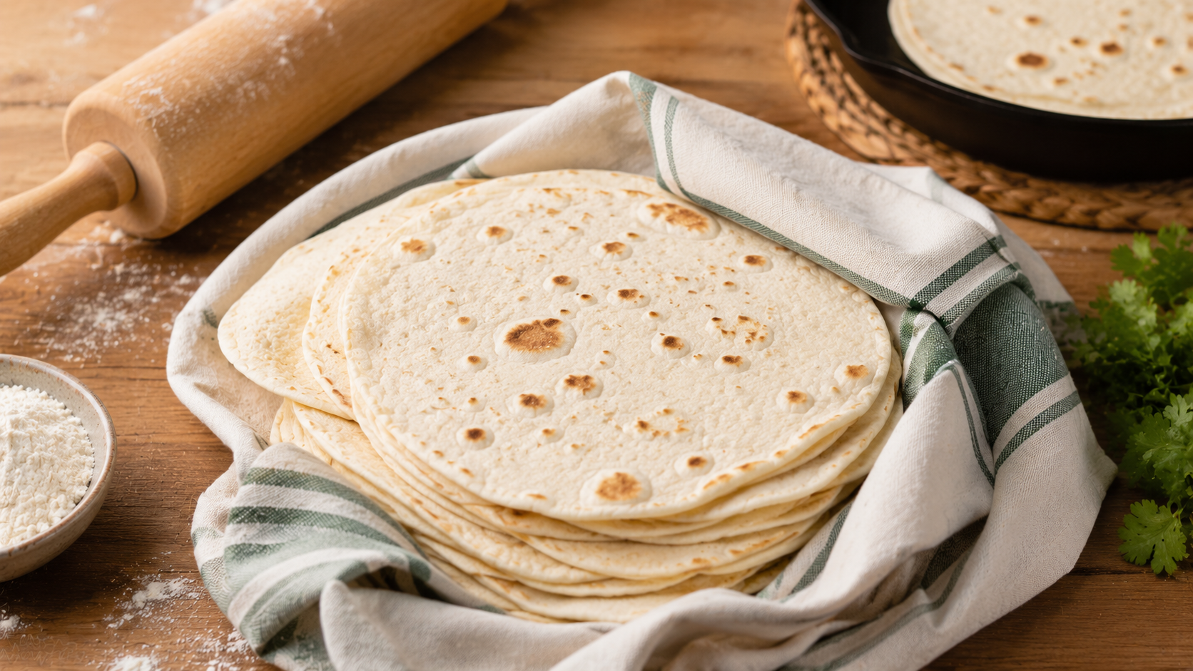 Tortillas de Harina Caseras