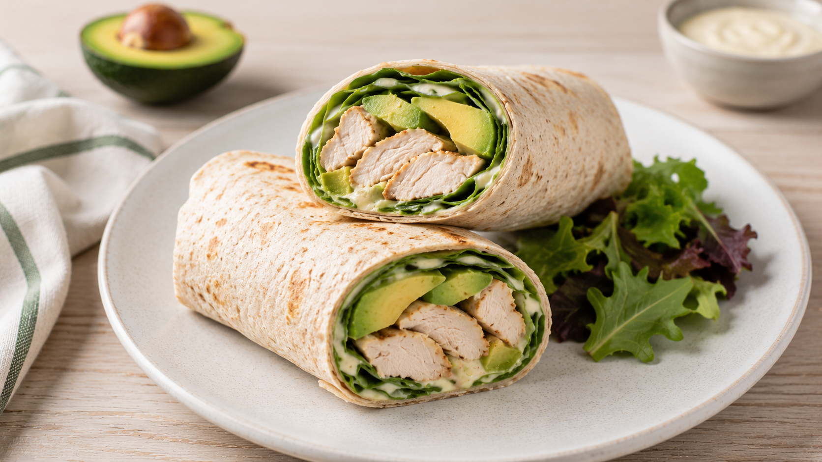 Wrap de Pollo y Palta